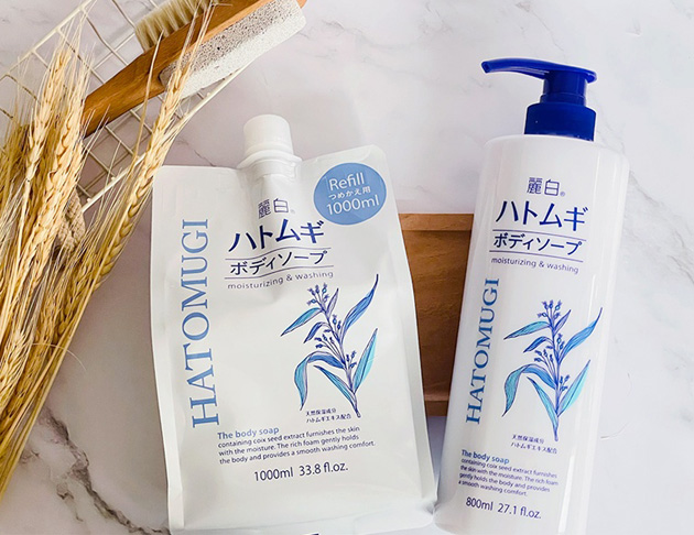 日本麗白薏仁保濕沐浴乳