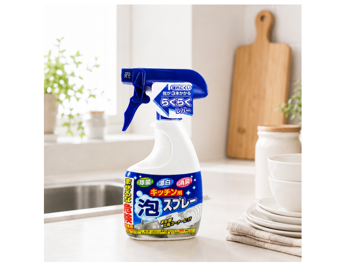 日本獅子化學廚房泡沫漂白噴霧400ml
