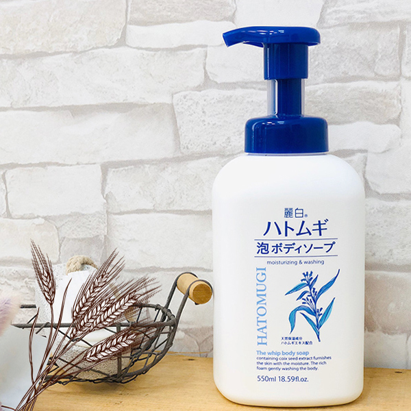 日本麗白泡沫沐浴乳550ML