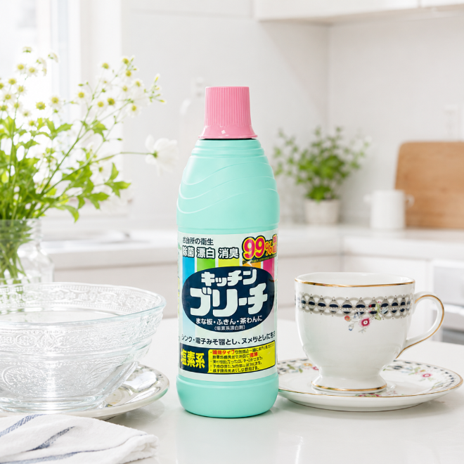 日本美淨易廚房家用漂白水600ml