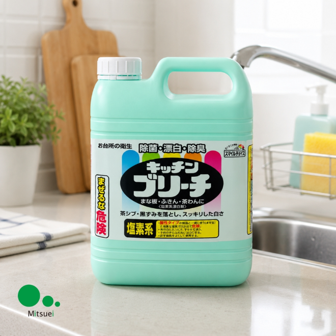 日本美淨易廚房家用漂白水600ml
